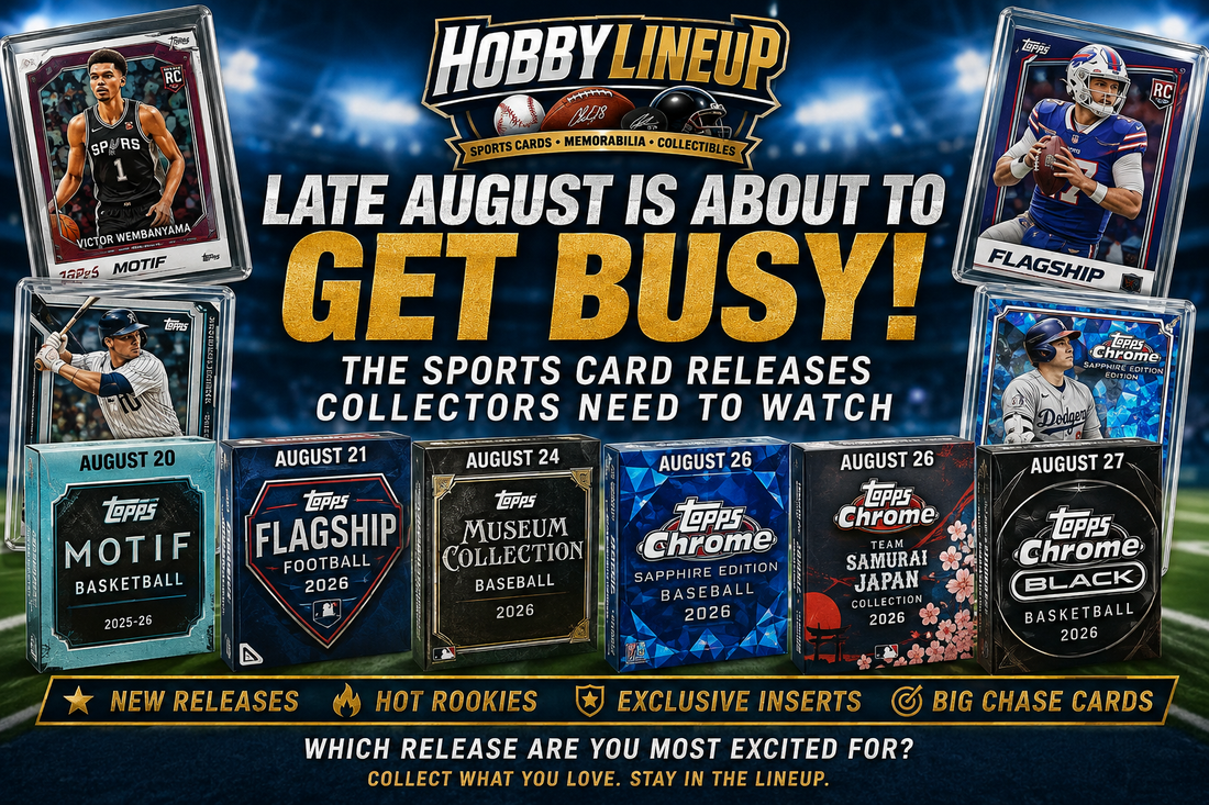 Late August Is About to Get Busy: The Sports Card Releases Collectors Need to Watch