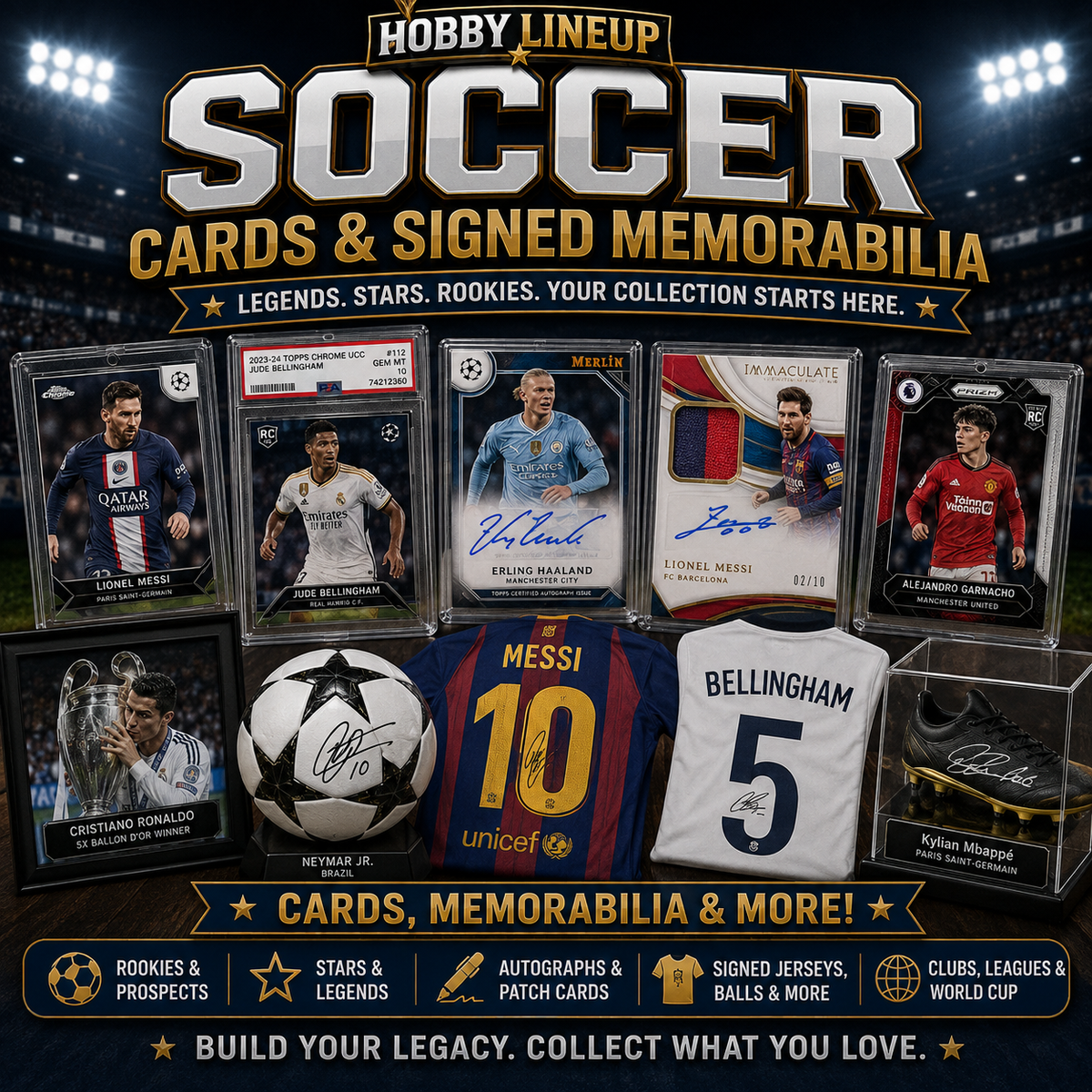 Soccer Cards & Signed Memorabilia Collection