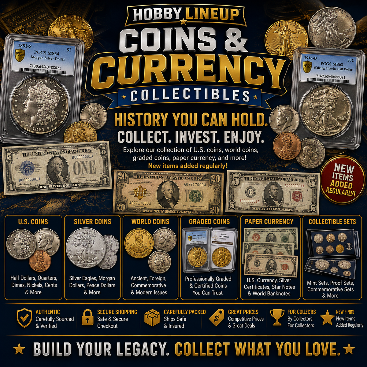 Coins & Currency Collection