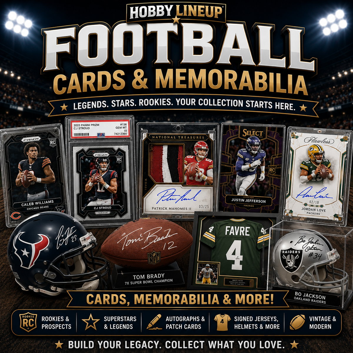 Football Cards & Memorabilia Collection