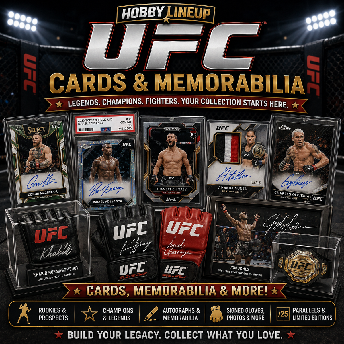 UFC Cards & Memorabilia Collection
