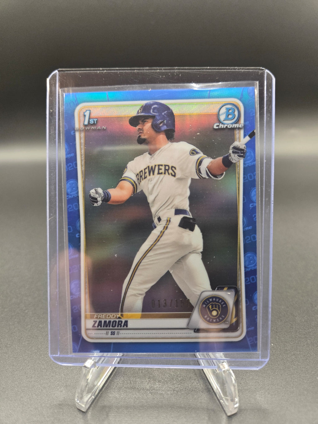 2020 Bowman Draft 1st Edition #BD-46 Freddy Zamora Card