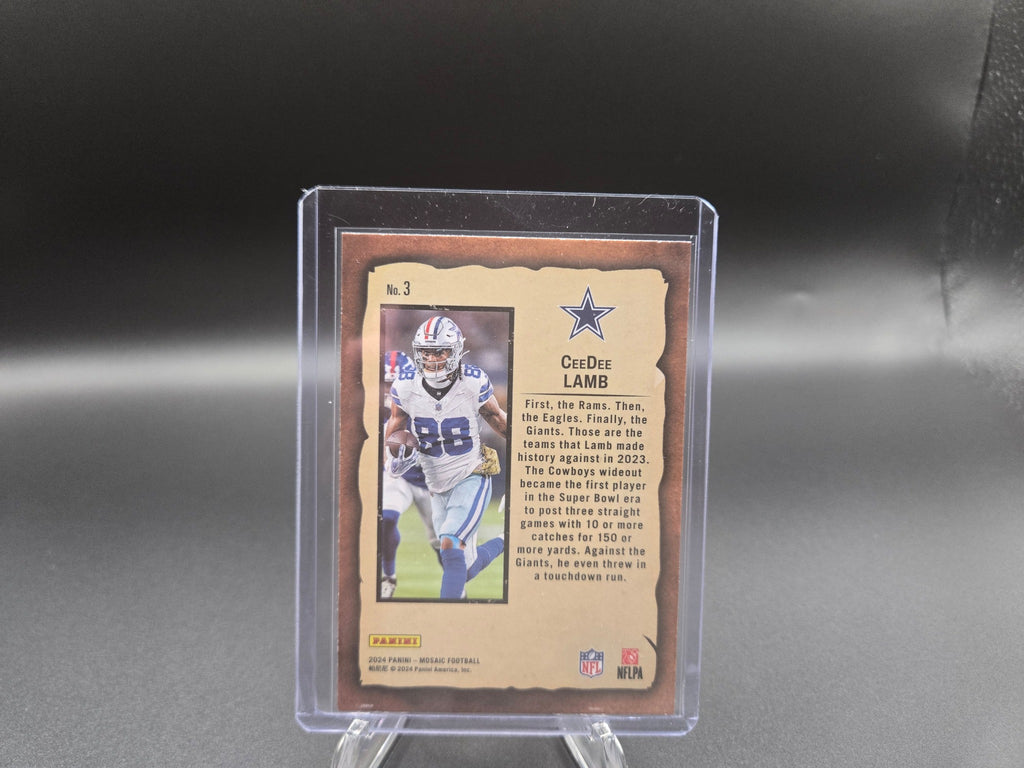 2024 Panini Mosaic #3 CeeDee Lamb Notoriety