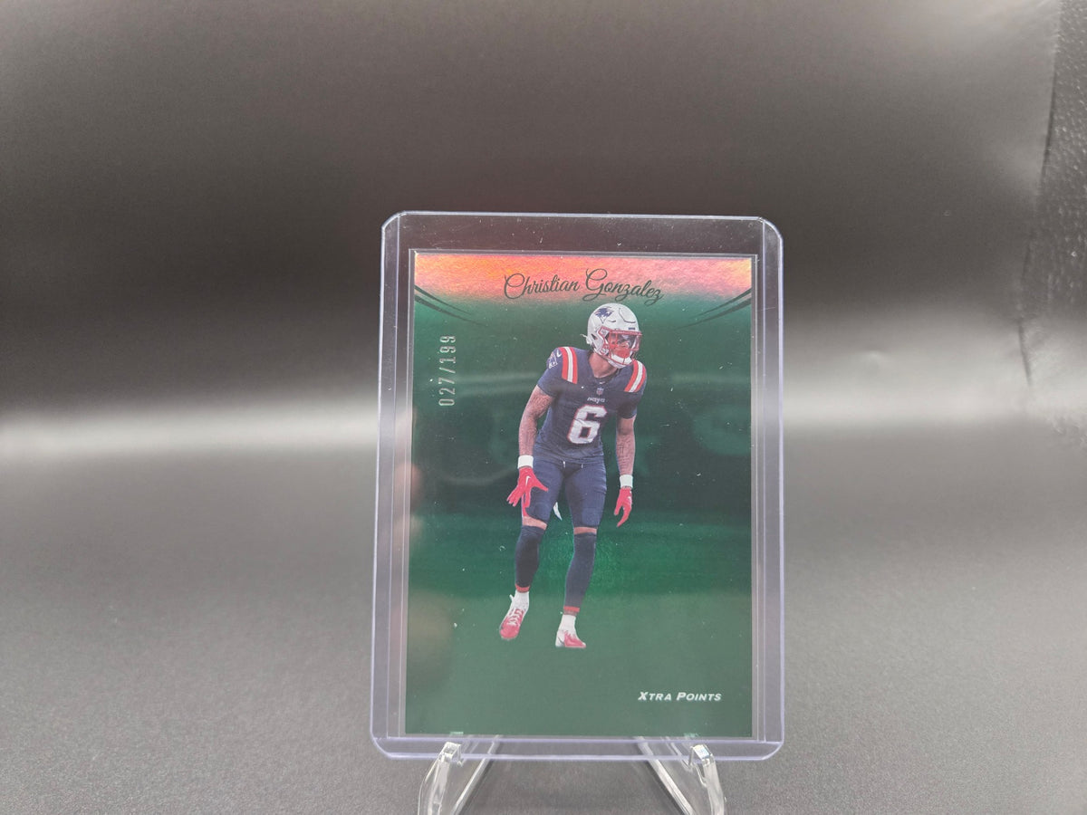 2024 Panini Prestige #205 Christian Gonzalez Green Premium Xtra Points #27/199