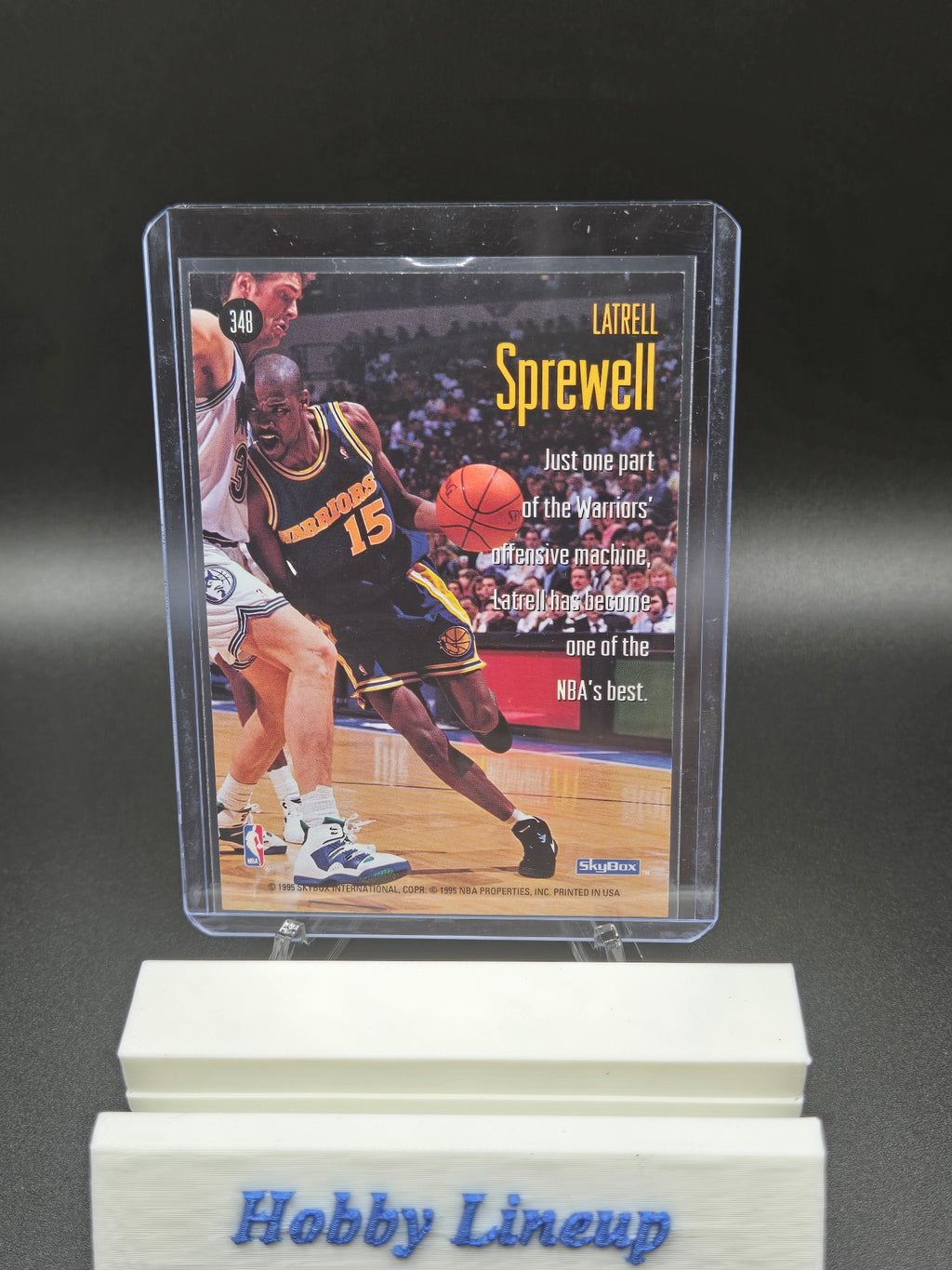1994-95 SkyBox Premium #348 Latrell Sprewell Sky Pilots Card