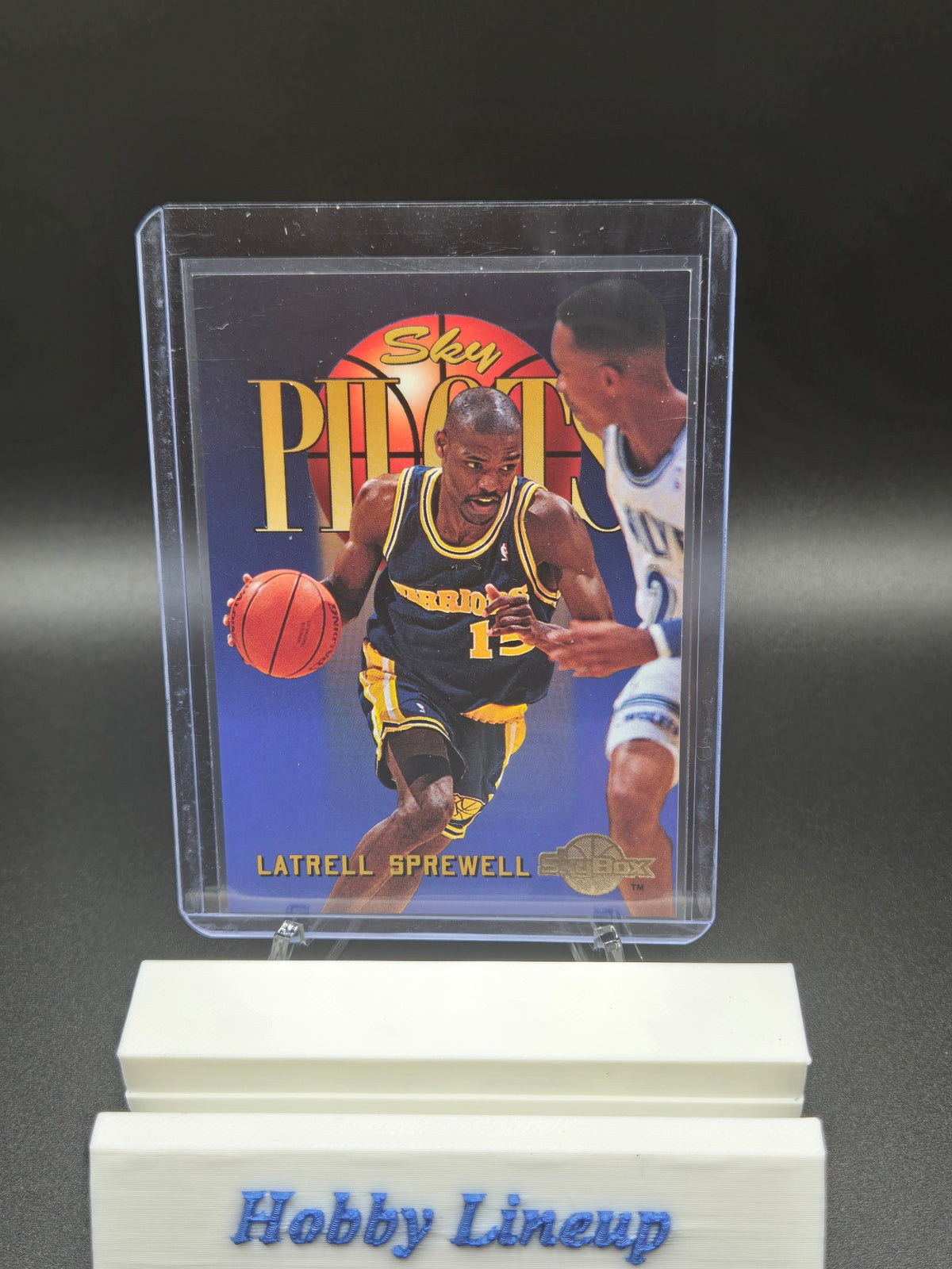 1994-95 SkyBox Premium #348 Latrell Sprewell Sky Pilots Card