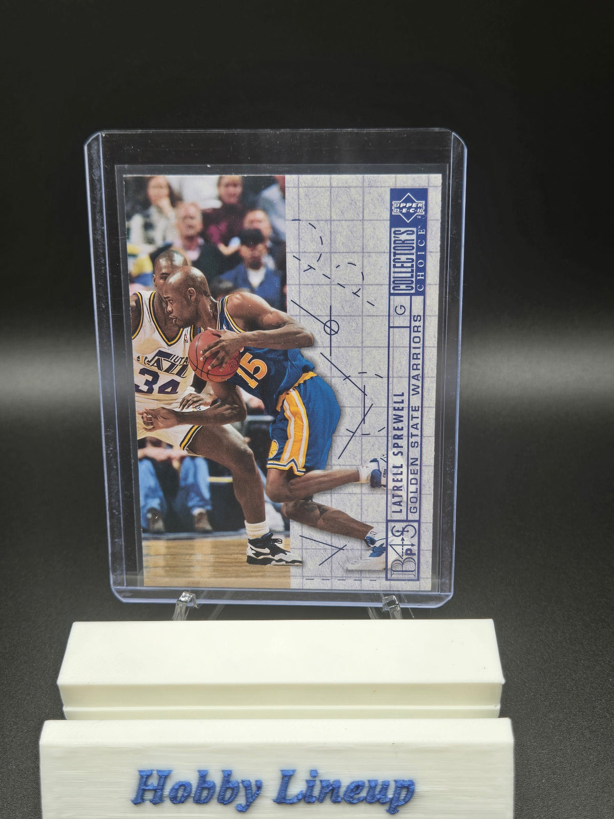 1994-95 Collector's Choice #380 Latrell Sprewell Blueprint card