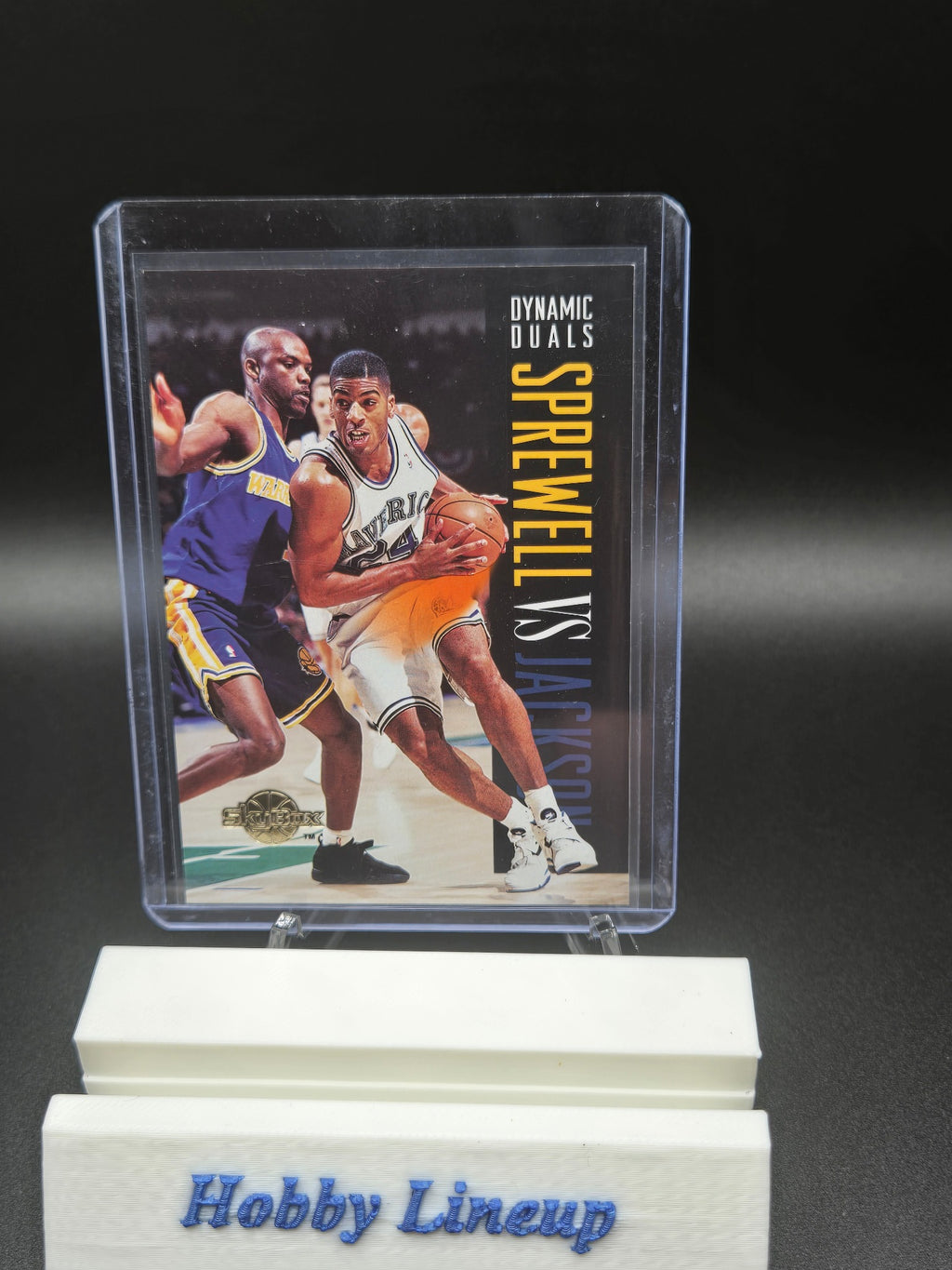 1994-95 SkyBox Premium #191 Latrell Sprewell/Jim Jackson Dynamic Dual Card