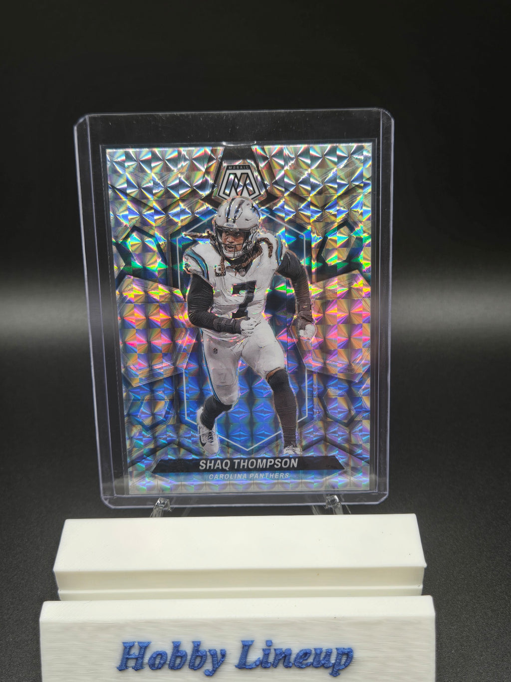 2024 Panini Mosaic #32 Shaq Thompson Mosaic Reactive Silver Card SKU# 260824FB