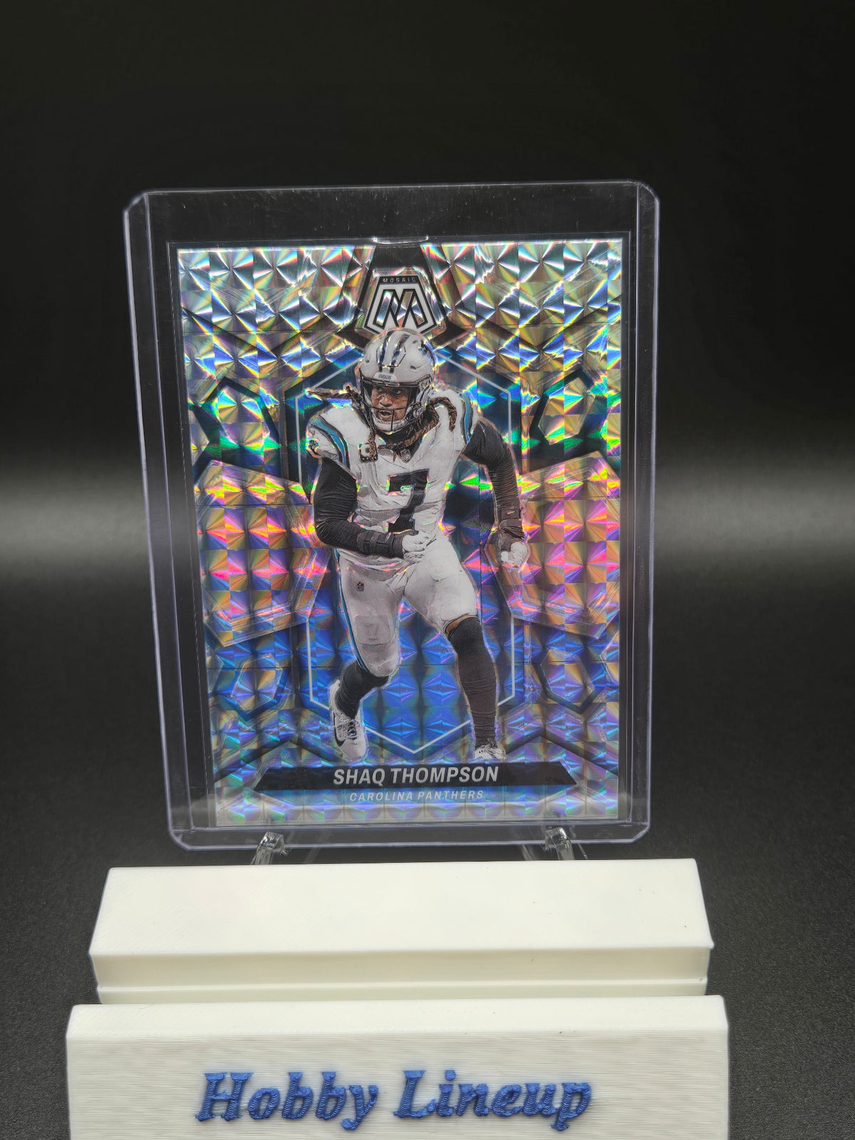 2024 Panini Mosaic #32 Shaq Thompson Mosaic Reactive Silver Card SKU# 260824FB