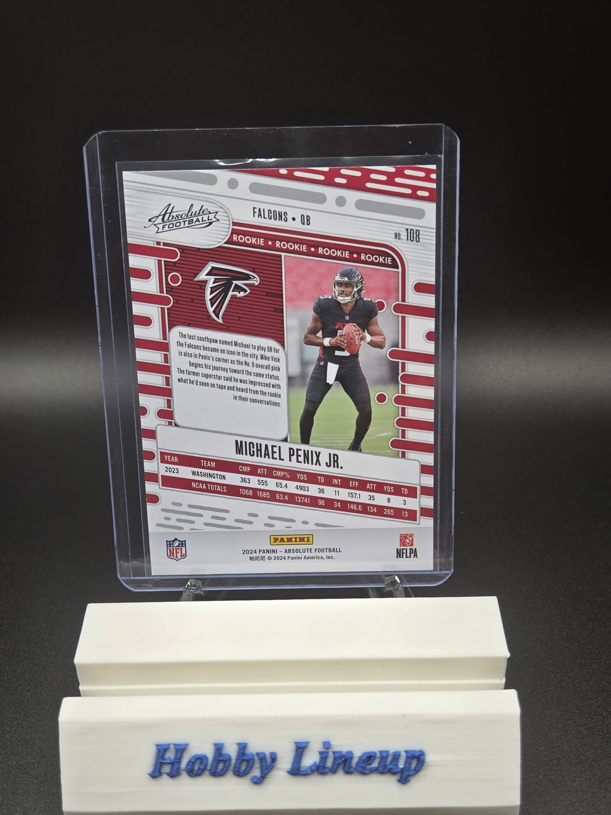 2024 Panini Absolute Michael Penix Jr. Green Rookie #108 Card SKU#260824FB