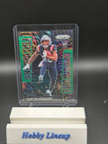 2025 Panini Prizm TreVeyon Henderson Fireworks RC Green Ice Rookie #24 Patriots Card