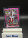 2025 Panini Prizm Pink Wave Prizm Warren Moon #52 HOF Kansas City Chiefs Card