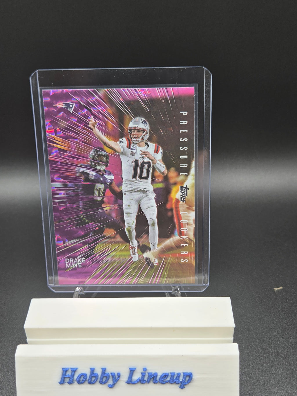 DRAKE MAYE 2026 Topps Flagship Football Pink Crackle Pressure Cookers #PC-5 Card
