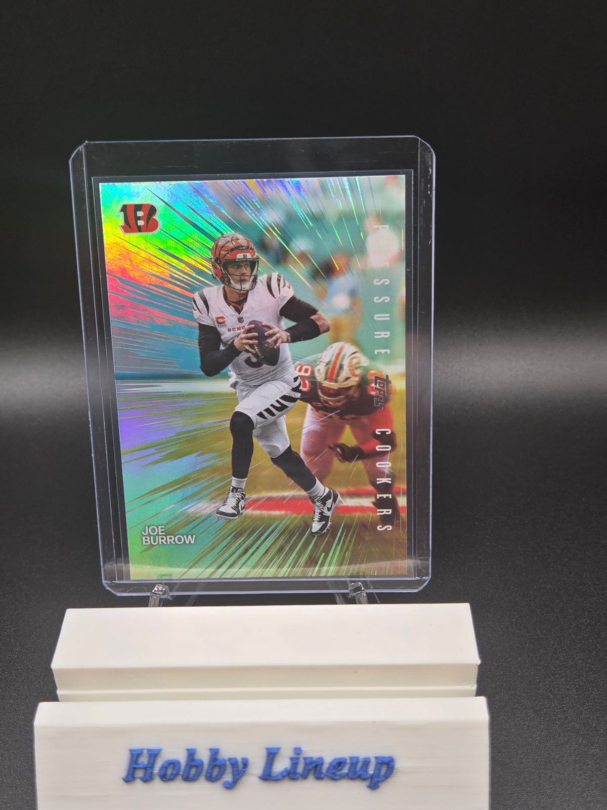 2026 Topps Flagship Joe Burrow Pressure Cookers Refractor #PC-8 Bengals