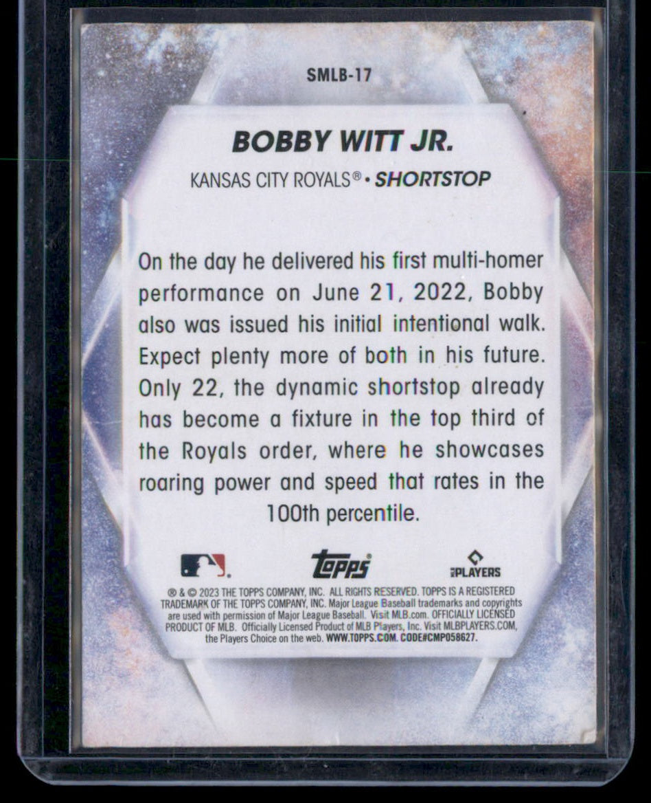 2023 Topps #SMLB-17 Bobby Witt Jr. Stars of MLB Card