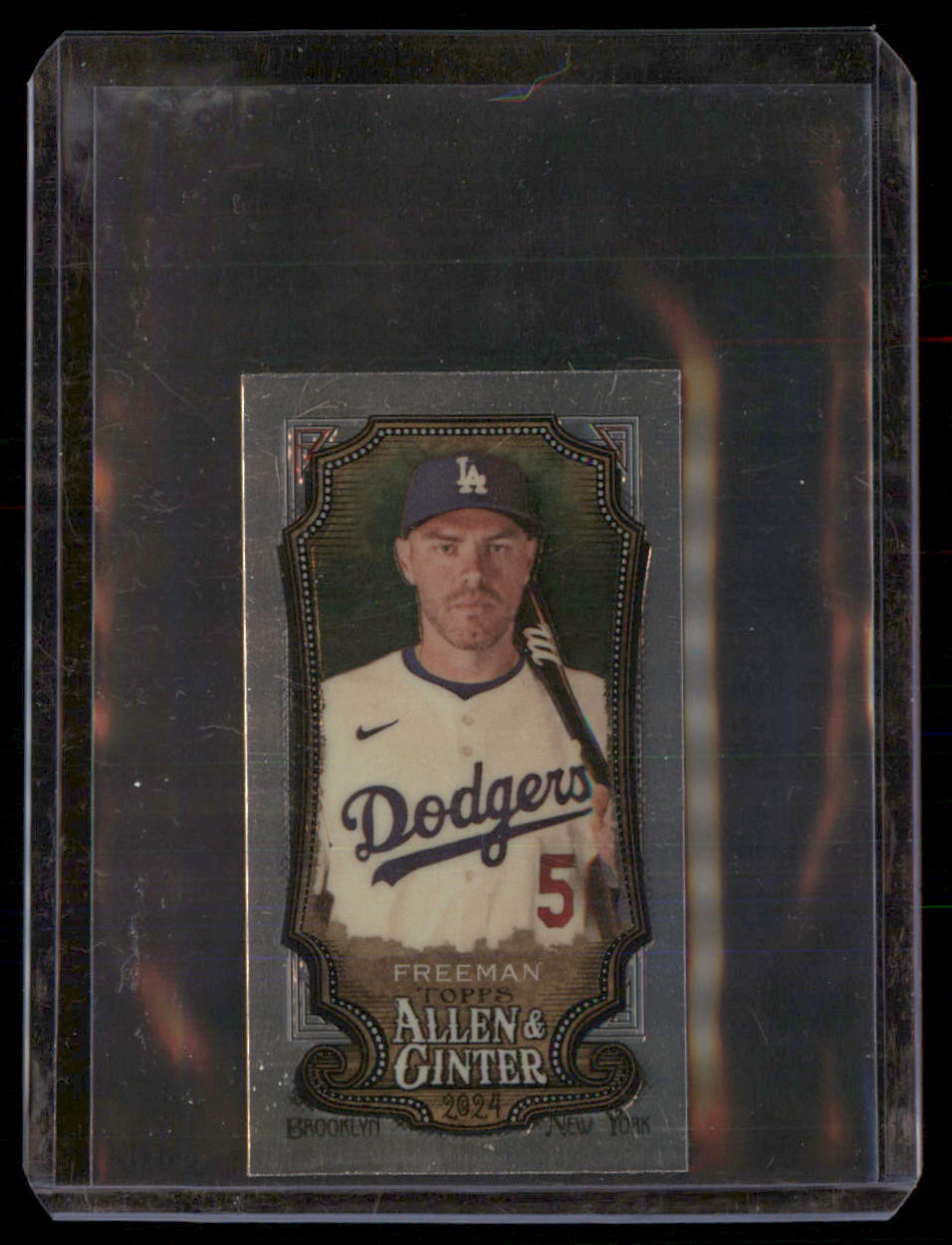 2024 Topps Allen & Ginter #62 Freddie Freeman Chrome Mini Card