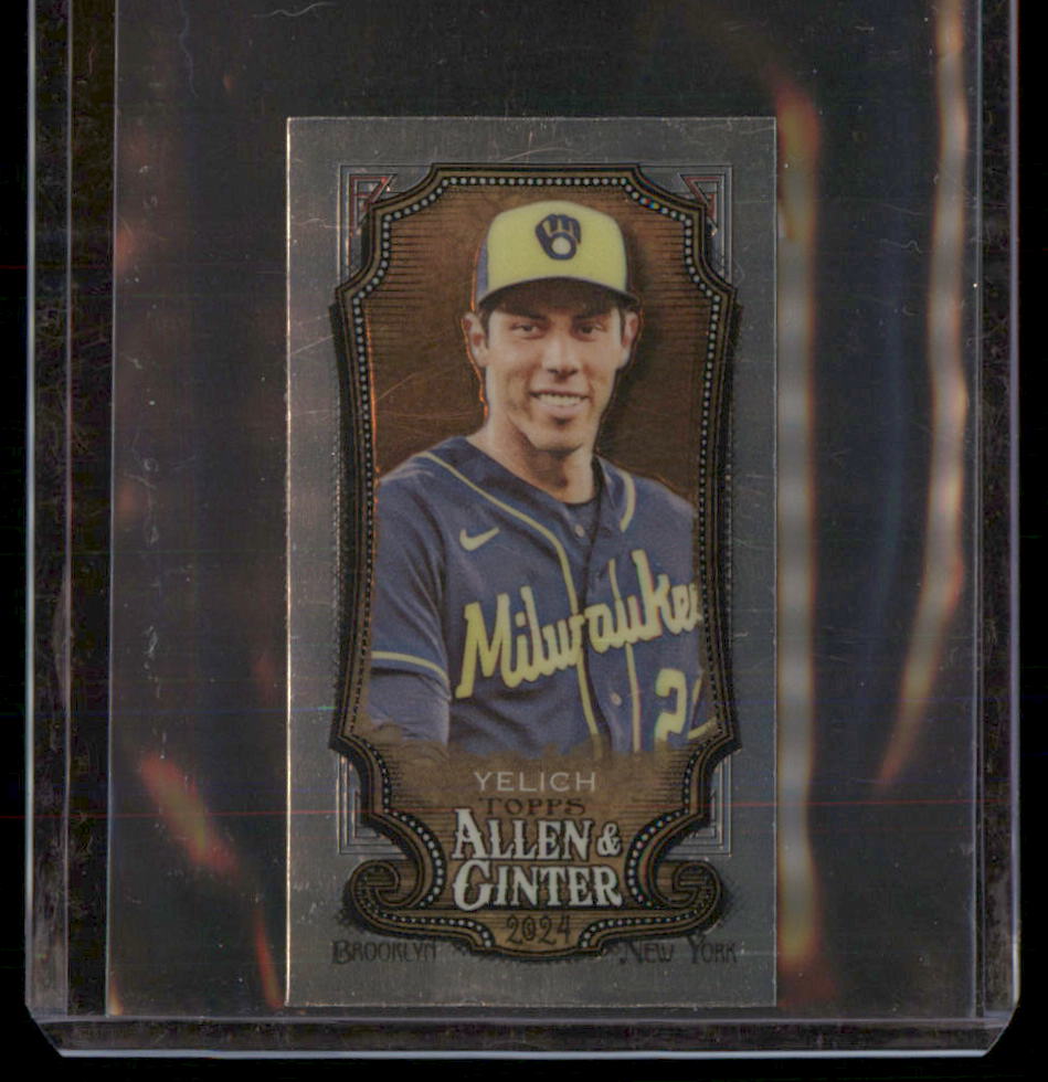 2024 Topps Allen & Ginter #43 Christian Yelich Chrome Card
