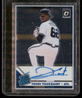 2019 Donruss Optic #RRS-TT Touki Toussaint Chrome Auto Rookie Card