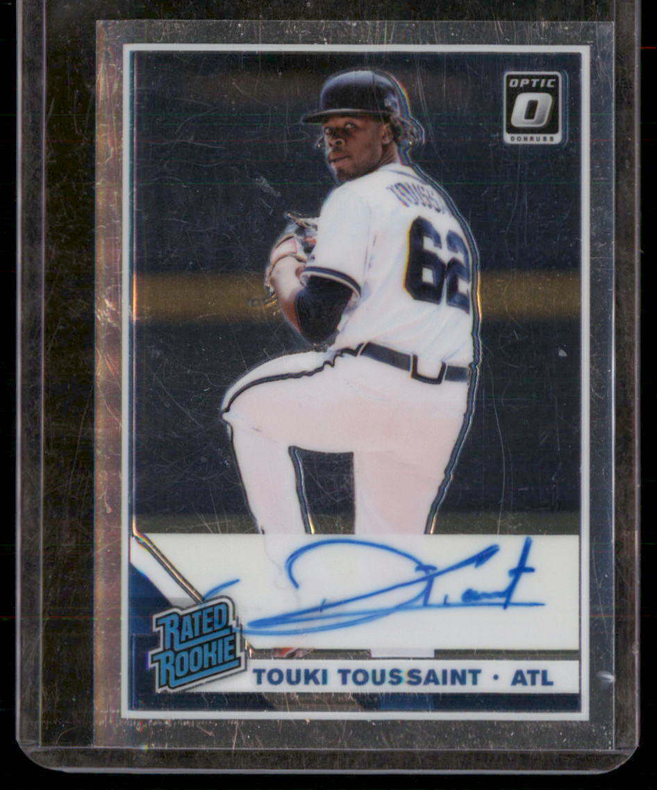 2019 Donruss Optic #RRS-TT Touki Toussaint Chrome Auto Rookie Card