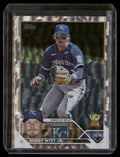 Bobby Witt Jr. 2023 Topps #7 Series 1 Silver Patterned Foilboard Card
