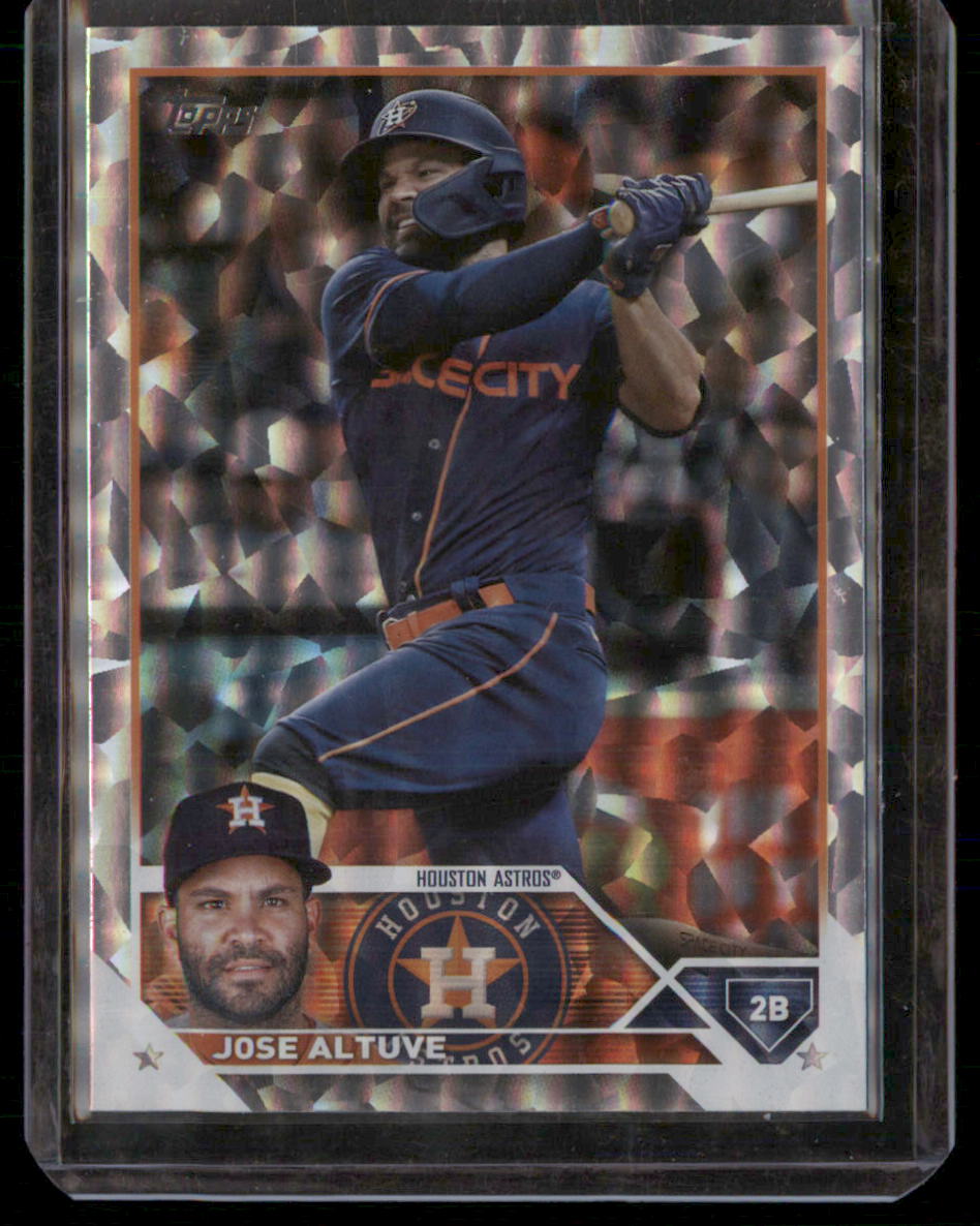 2023 Topps #222 Jose Altuve Silver Pattern Foilboard