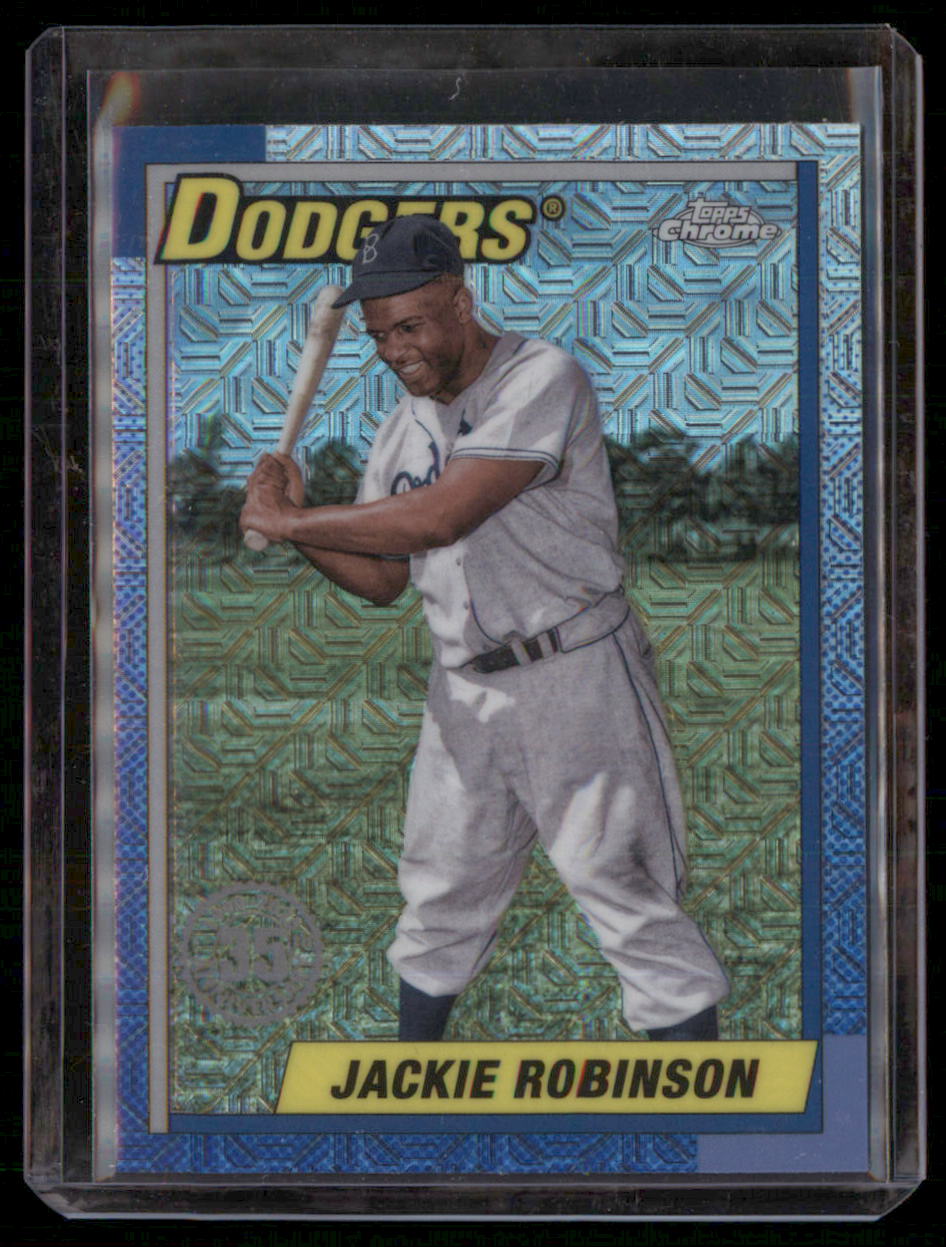 2025 Topps #T90C-10 Jackie Robinson 1990 Topps Baseball 35th Anniversary Brooklyn Dodgers