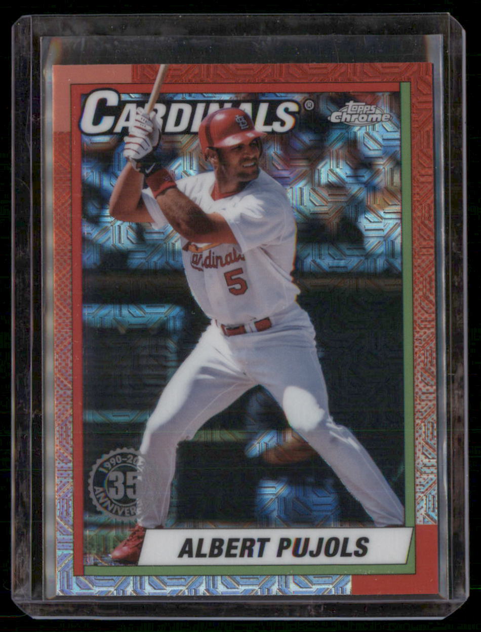 2025 Topps Series 1 - 1990 Topps Chrome Silver Pack Albert Pujols #T90C-99