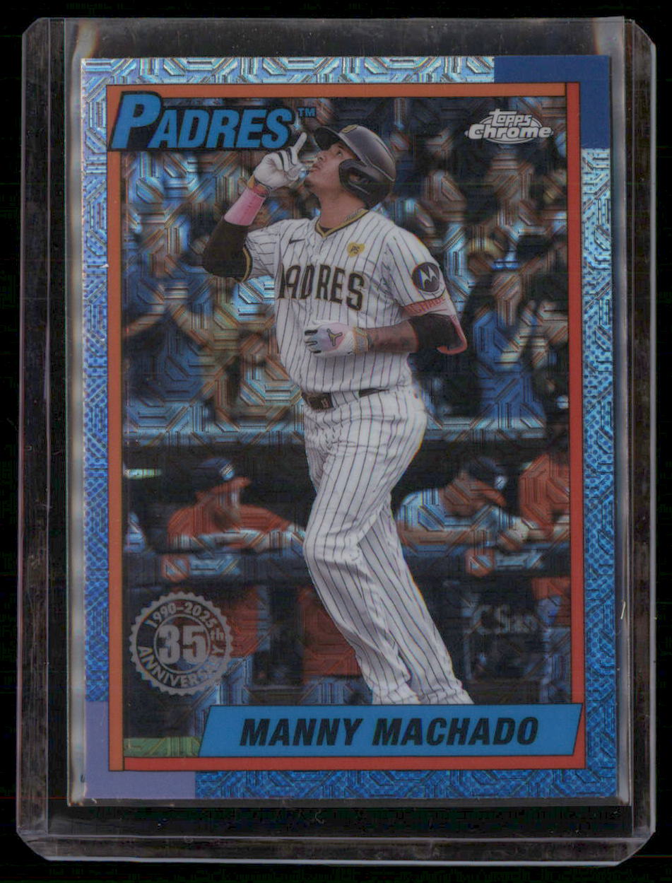 2025 Topps #T90C-71 Manny Machado Baseball 35th Anniversary Chrome (Series One)