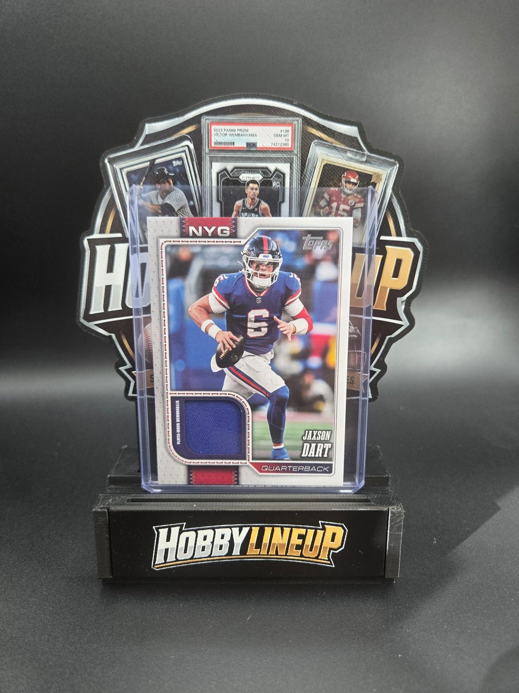 2026 Topps Flagship #ROR-JD Jaxson Dart Real One Relics Patch Card