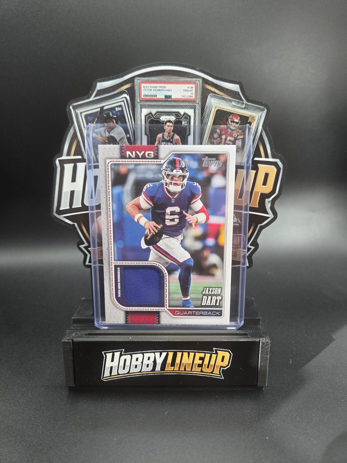 2026 Topps Flagship #ROR-JD Jaxson Dart Real One Relics Patch Card
